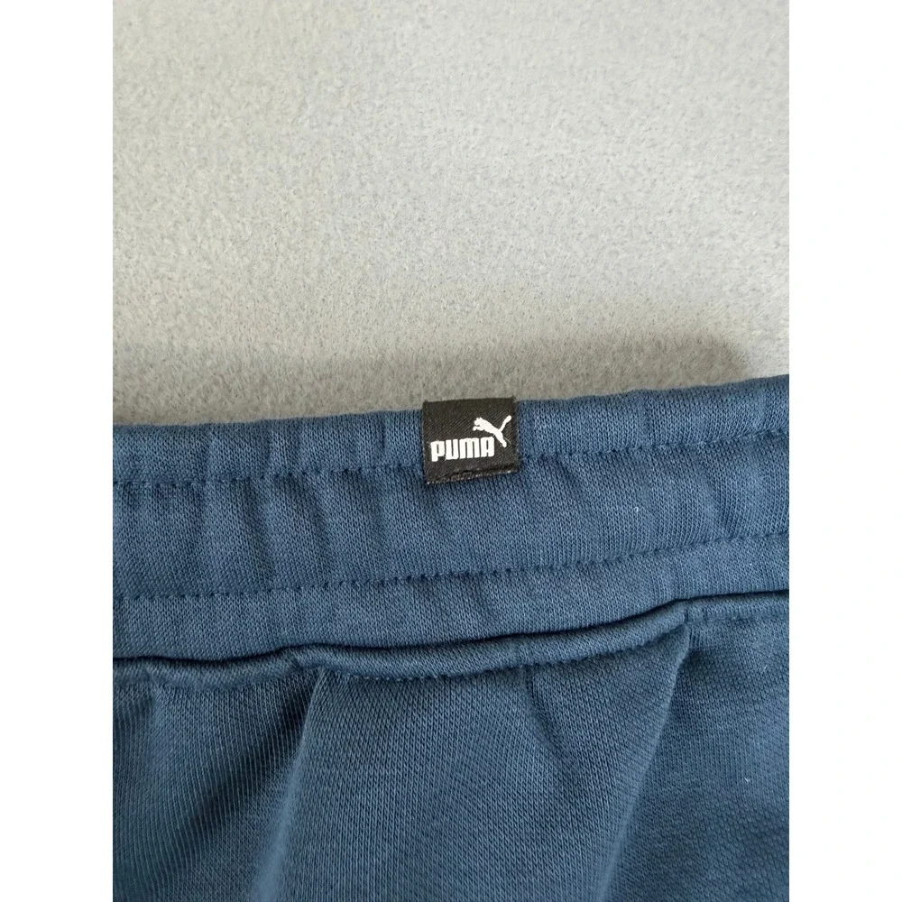Puma Shorts Mens XXL Blue Sweat Fleece Athletic Gym‎ Casual New